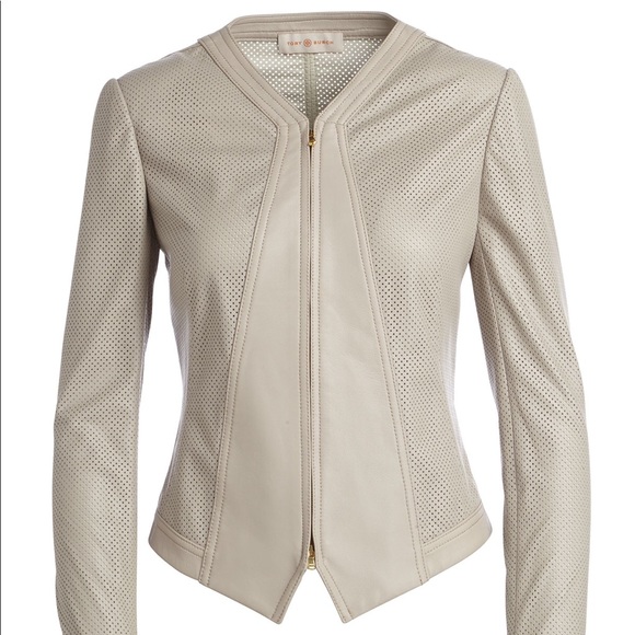 Tory Burch Jackets & Blazers - Tory Burch Nicki Leather Jacket